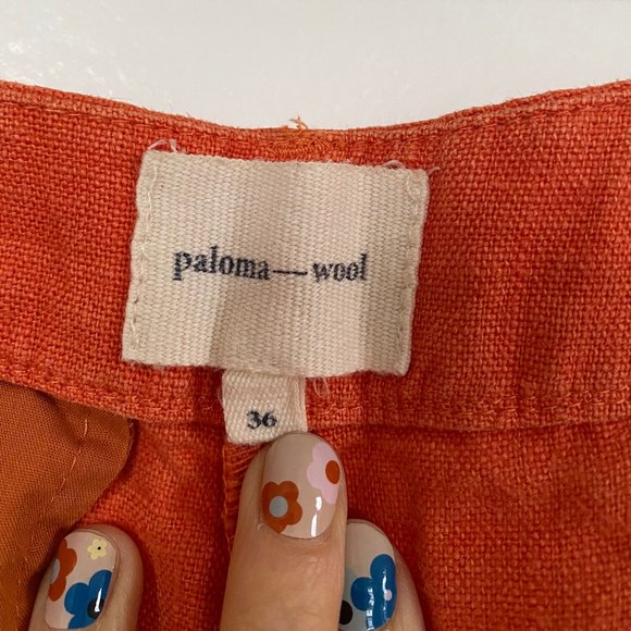 PALOMA WOOL Orange Linen Pant Suit Set - Picture 7 of 8